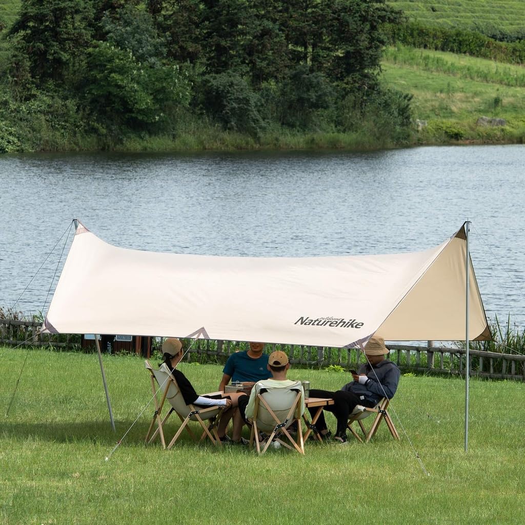 Тент Naturehike, водонепроницаемый брезент, УФ-защита, многофункциональный, ультра-водонепроницаемый, для хранения тепла на открытом воздухе, в комплекте x Тень, брезент, УФ-защита, защита от солнца,