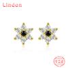 Линдон стерлингового серебра 925 пробы циркон серьги серьги для женщин подарки на свадьбу