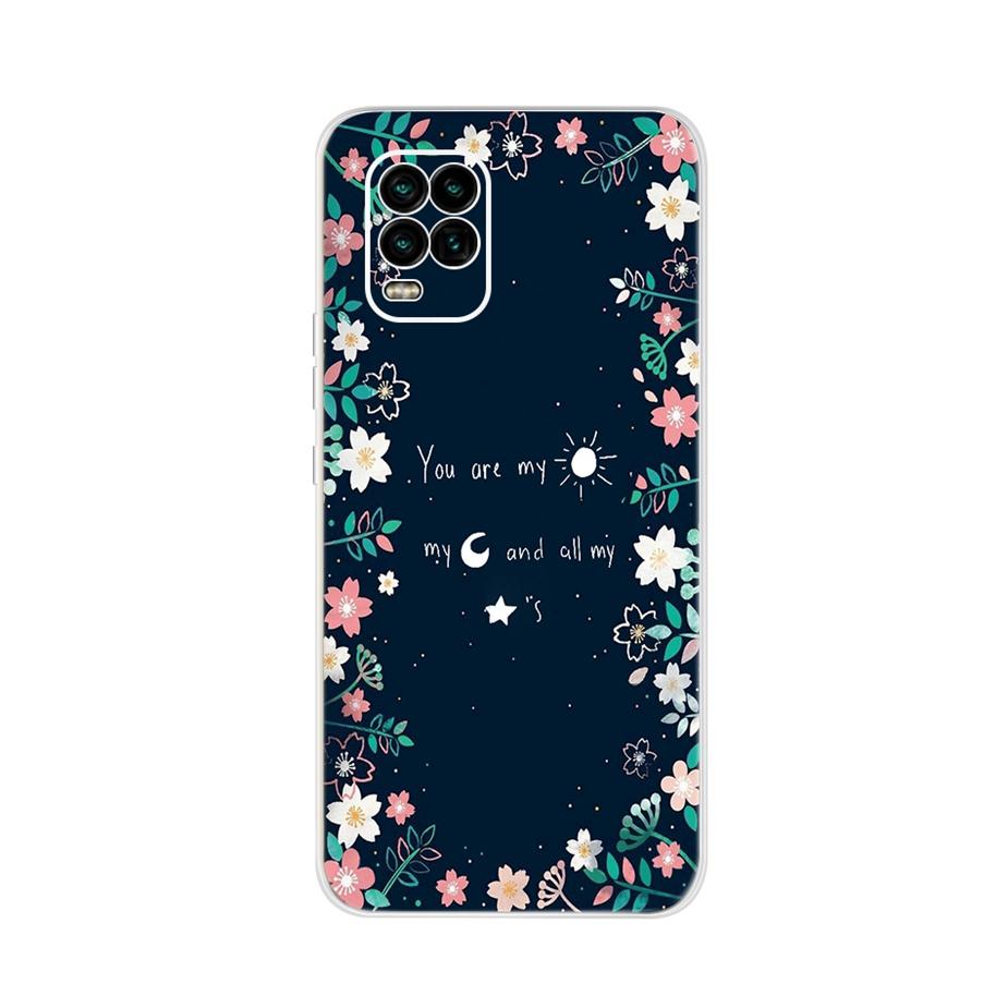 For Xiaomi Mi 10 Lite 5G Case Cute Cat Butterfly Soft Silicone Phone Cases For Xiaomi Mi 10 Lite 10Lite Back Cover Fundas Bumper