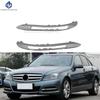 Front Bumper Fog Light Grille Cover Trim 2048852974 2048853074 for Mercedes-Benz C W204 C250 C300 C350 2012-2014