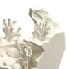 Декоративное укрытие для аквариума, 3D-печатная коралловая пещера, украшение для мелких рыбок и креветок, миниатюрный пейзаж для аквариума, полый реалистичный орнамент