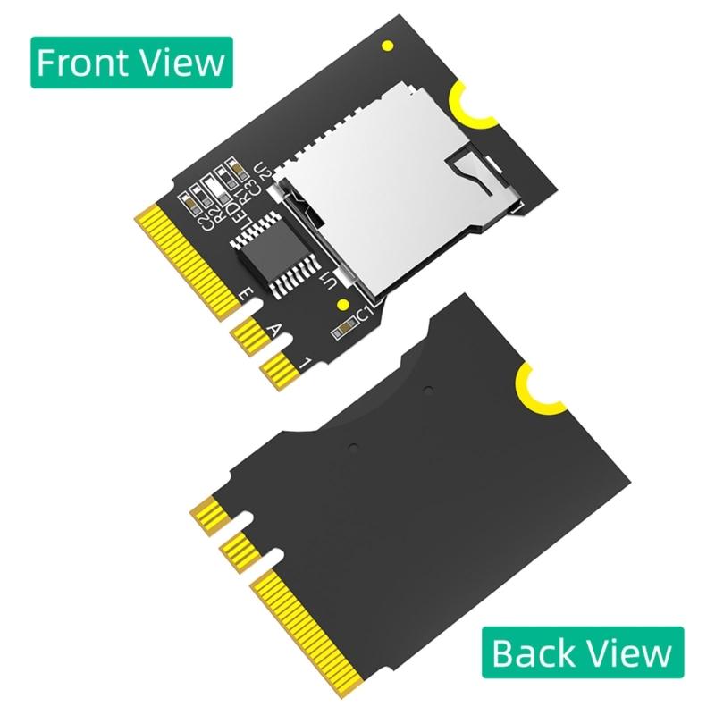 M.2 NGFF Key A+E to T-Flash Card Reader T-Flash Card M.2 NGFF key A+E (2230) 22x30mm