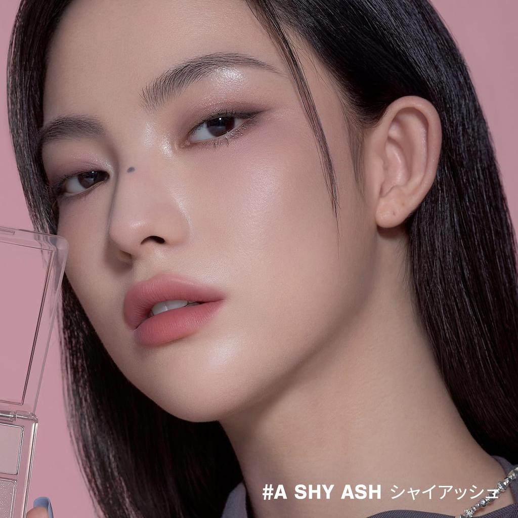 3CE Multi Eye Color Palette Shiny Beige L, Ash, 9-Color Eyeshadow,