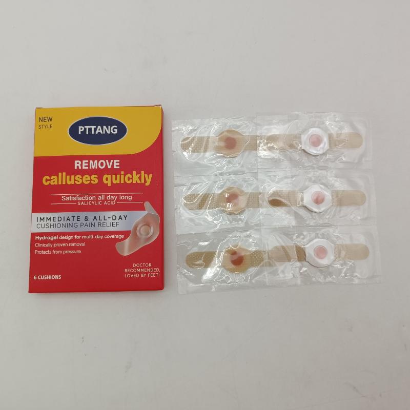 6 пластырей Пластырь от мозолей Удалитель мозолей Пластырь для пальцев ног Пластырь Клейкая подушечка от мозолей Нетканый материал Мозоли на пальцах ног Удаление мозолей