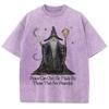 Wizard Print Men's Women's T-Shirt Summer Bestseller Pop Oversized Cotton Tees Fashion Design Hip Hop Top Women