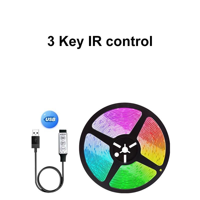 Светодиодная лента USB Bluetooth RGB 5 В Светодиодная лампа RGB Гибкая светодиодная лампа Лента RGB Телевизор Настольный экран Подсветка диодной ленты