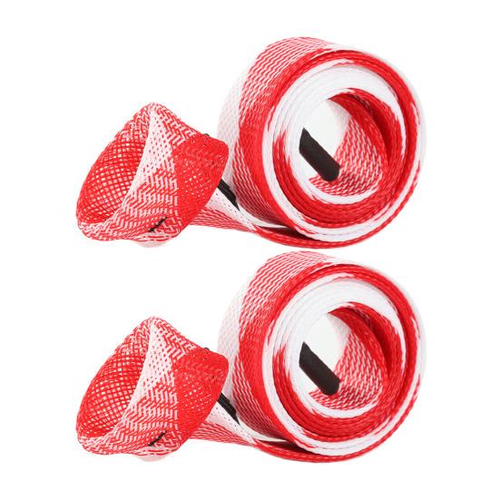 2 шт., 3 см x 170 см, рукав для удочки со шнурком, эластичная дышащая сетка из ПЭТ, легкая складная защита для удочки, аксессуары для рыбалки