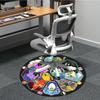 1pc Adventure-Time Chair Carpet for Office Non-Slip, Soft & Comfortable, Carpet for Office, Gaming, Lightweight Round Floor Mat yy251021008