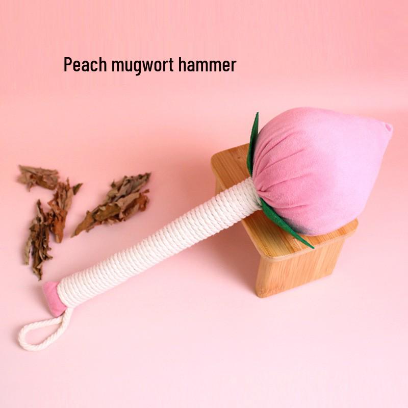 Mugwort Massage Hammer: Handheld Meridian Tapping Tool for Moxibustion and Back Relief