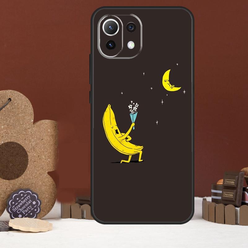 Мультяшный Милый Фруктовый Желтый Банан Чехол Для Xiaomi 15T 14T 13T 14 15 Ultra 17 Pro Max POCO F8 Ultra F5 F6 F7 X5 X6 X7 Pro Чехол