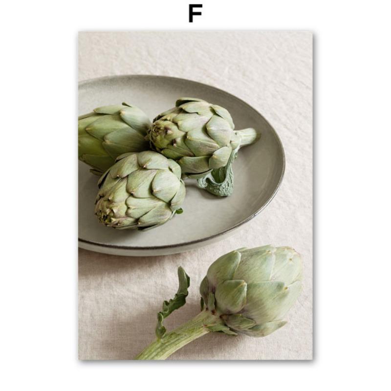 Santorini House Lemon Coffee Landscape Retro Wall Art Canvas Painting Posters & Prints Hotel Cafe Pictures For Living Room Decor