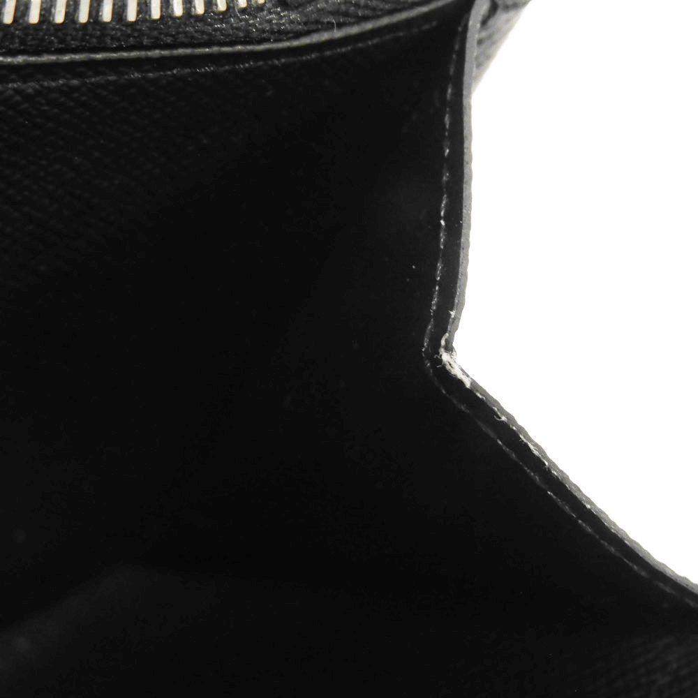 Used Zippy Organizer NM (12564) M30056 7940, New LV Logo, Black, Zip Around, RFID, Current Model Taiga Noir Men's from