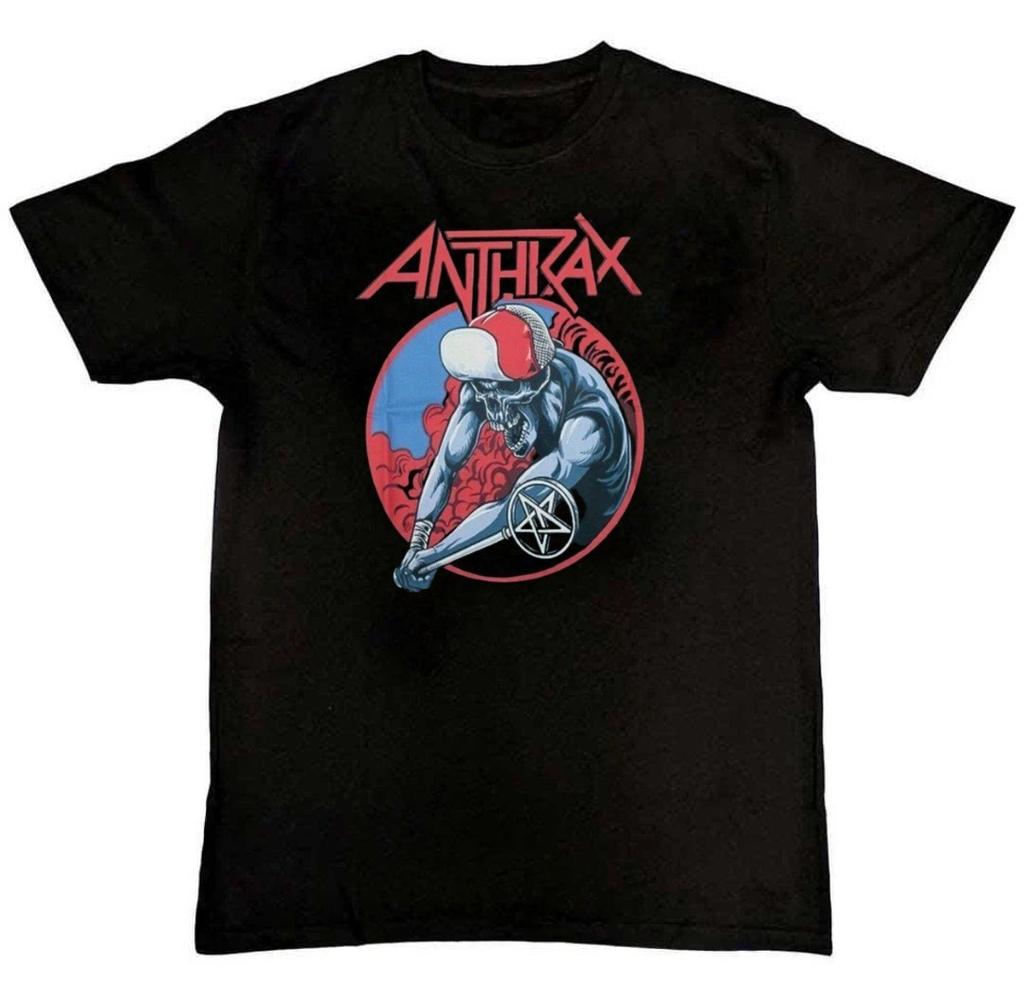 Popular ANTHRAX Concert Graphic Print Mens T-Shirt