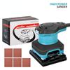 High Power Flat Sander Small Portable Furniture Disc Polishing Machine Household Woodworking Power Tools