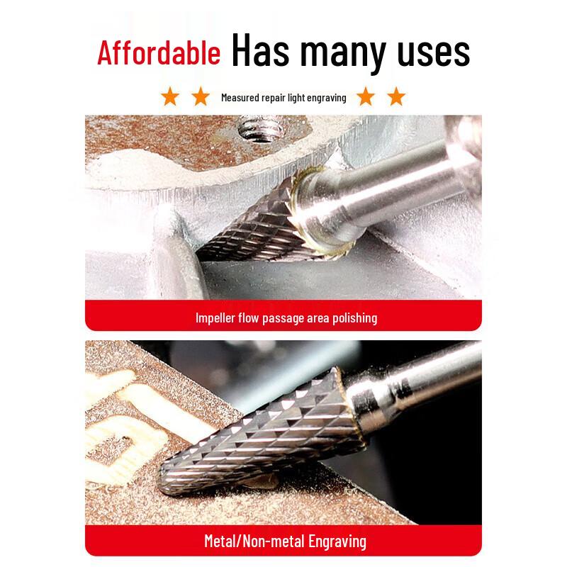 Rotary File Hard Alloy Tungsten Steel Grinding Head
