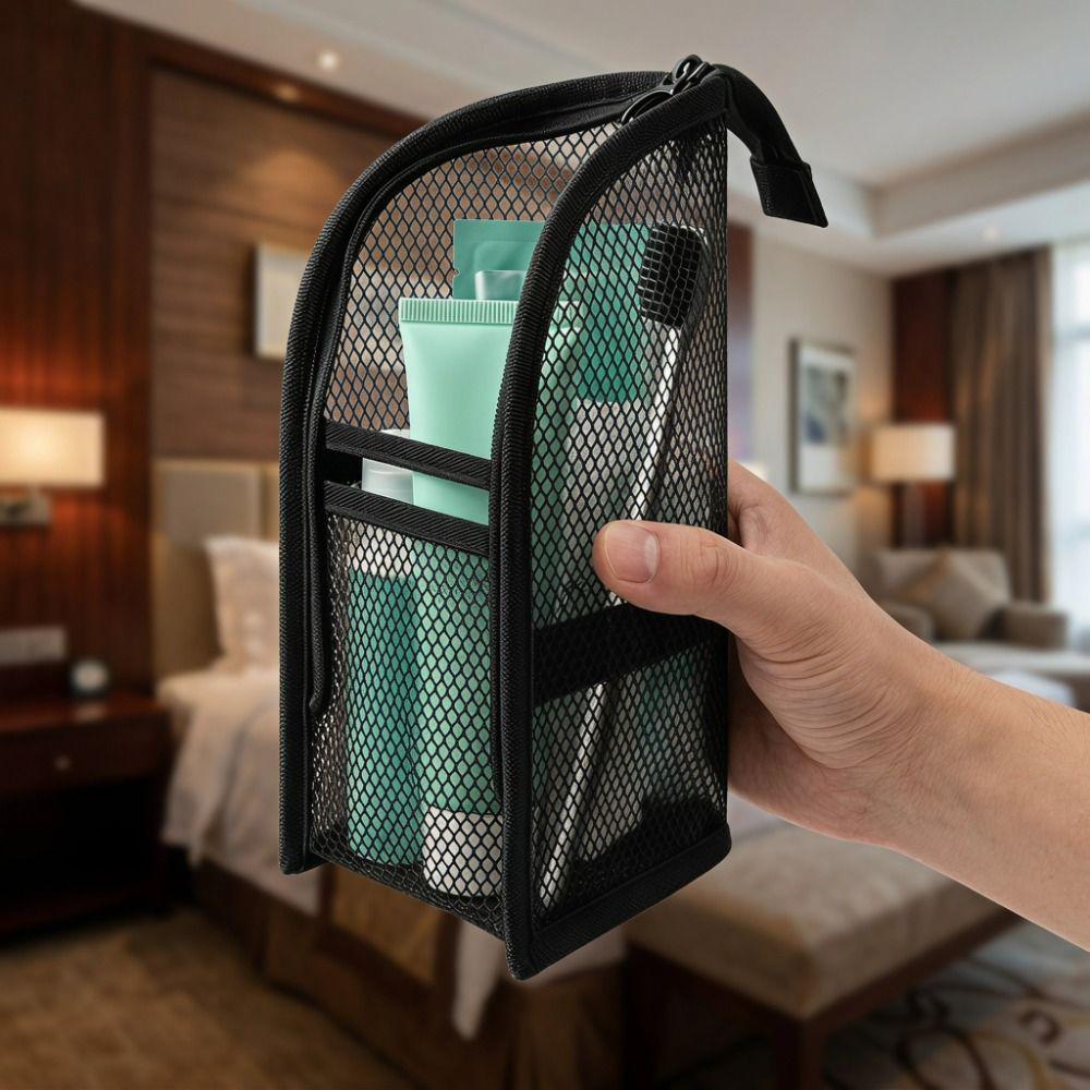 Waterproof Toothbrush Toiletry Pouch Vertical Design Travel Makeup Organizer Makeup Organizer