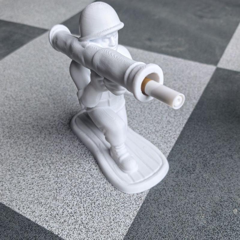 Креативная фигурка-подставка для ручек "Солдат", 3D-печатная фигурка военного, Уникальный настольный органайзер для офиса, дома