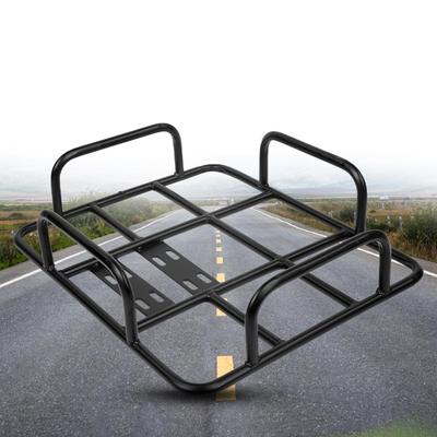 Большая емкость Задняя велосипедная корзина Прочный металлический багажник Универсальный для электровелосипеда Мотоцикла Контейнер для доставки еды