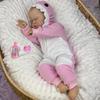 BZDOLL 20 дюймов 3D кожа с видимыми венами 50 см Толстый реборн Спящая кукла-младенец Игрушка Тканевое тело Виниловые конечности Кукла для девочек Реалистичный подарок на день рождения