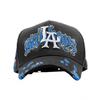 Unisex Adjustable Baseball Cap With Embroidered Letter Hip Hop Style Cotton Hat Men Women