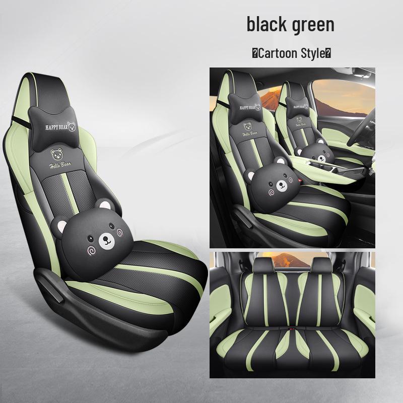 BYD Seagull Car Seat Cushion: New Full Leather, Four-Season, Five-Seat Fit