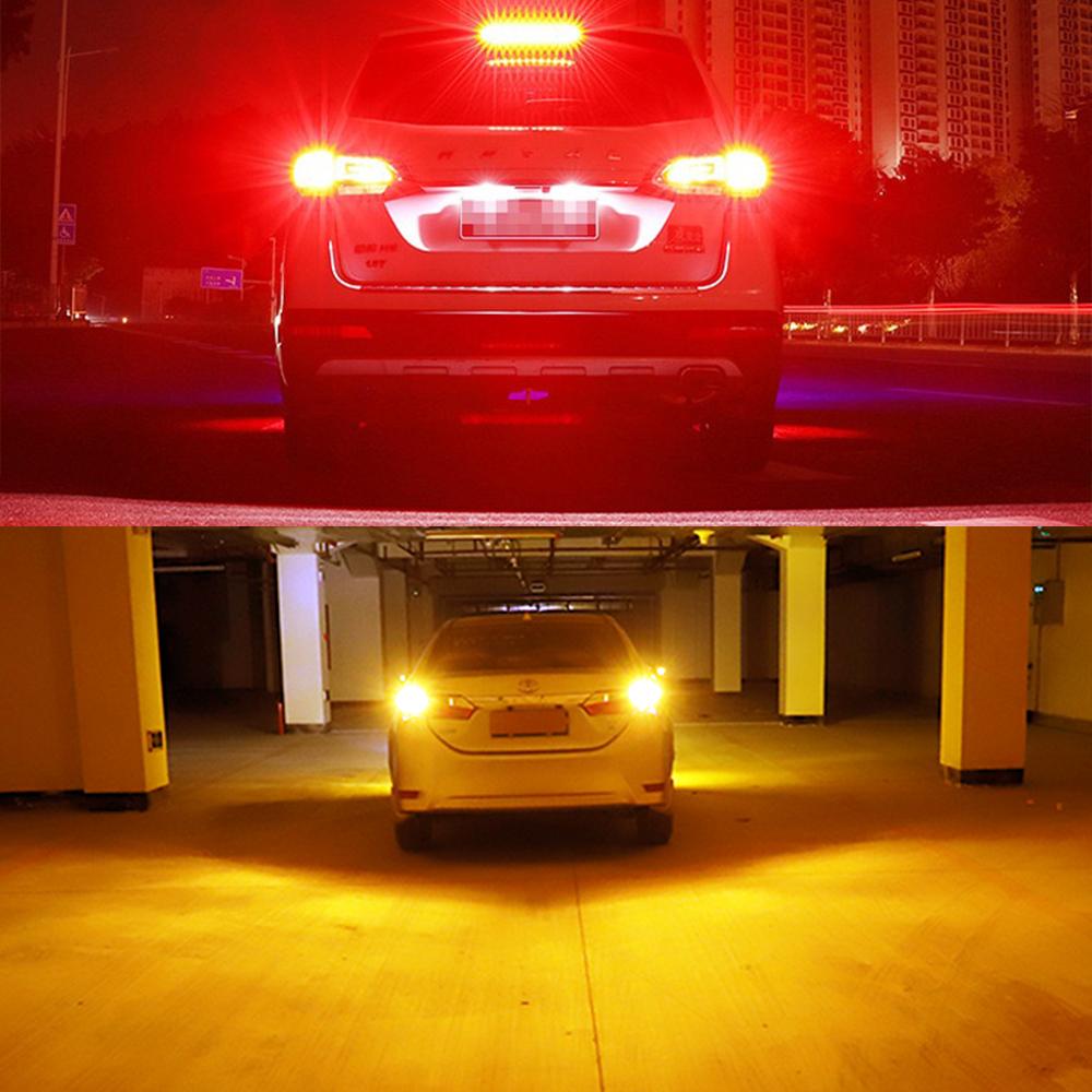 2 шт. S25 1156 P21W BA15S Светодиодные 1157 BAY15D BAU15S PY21W T20 LED 7440 7443 W21W 3157 3057 P27/7W Светодиодные лампы для указателей поворота 7