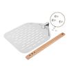 Hollow Pizza Peel Long Handle Pizza Shovel Large Surface Stainless Steel
