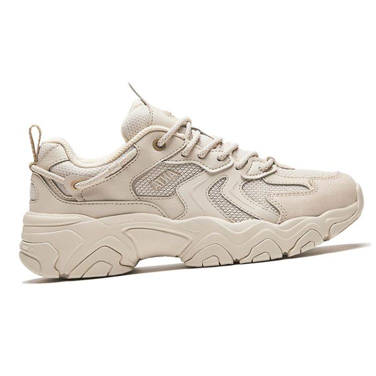 Anta Comfortable Versatile Simple Durable Low-Top Casual Shoes Women Sneakers Off-White 922348839-3