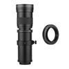 Camera MF Super Telephoto Zoom Lens F/8.3-16 420-800mm T2 Mount with AI-mount Adapter Ring