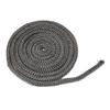 Веревочный уплотнитель из стекловолокна Эластичный Высокое качество 78 дюймов / 2 метра Черный Высокое качество Длительный срок службы 118 дюймов / 3 метра
