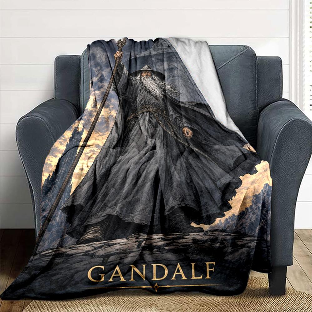Lord Rings Blanket Soft Warm Cozy Perfect for Bed Picnics Office Four Seasons Universal Warmthful Decor Birthday Christmas Gift Blanket