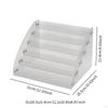 Acrylic Cosmetic Storage Box Lips Gloss Stand, Nail Polish Organizer Makeup Holder for Brushes
