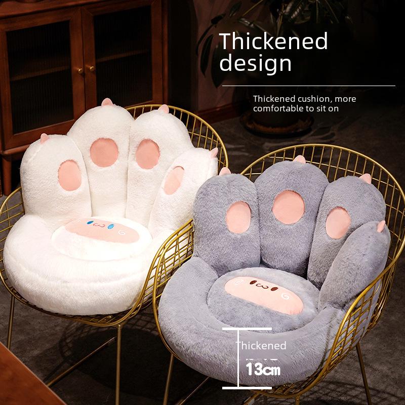 Подушка для пола Tatami Lazy Cat Claw — плотный, интегрированный футон со спинкой для дивана в спальне или гостиной.