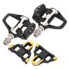KIMISS Road Bike Pedals Aluminum Alloy with Cleats Bicycle Repair Replacement with Fittings Lightweight Load Capacity SPD-SL Self-Locking