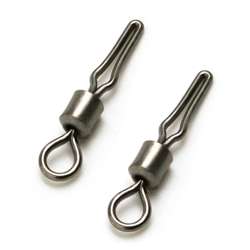 Swivel Fast Lock Swivels With Side Line Clip Fishing Hanging Snap Fishhooks And Crap Connector