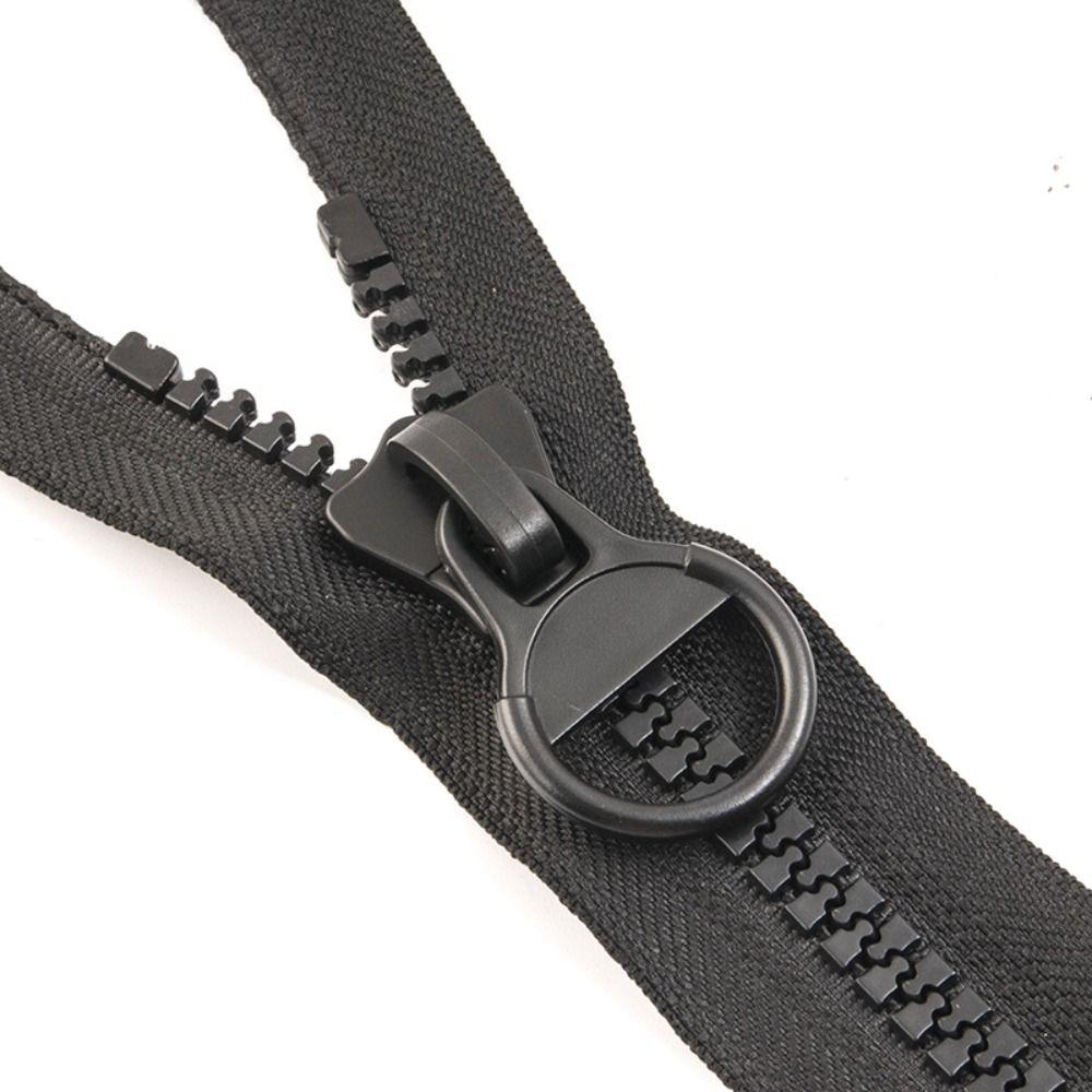 Craft 20# Double-sided DIY Two Zippers for Tent Cloth Accessories Zippers Pull Ring Zip Slider Head