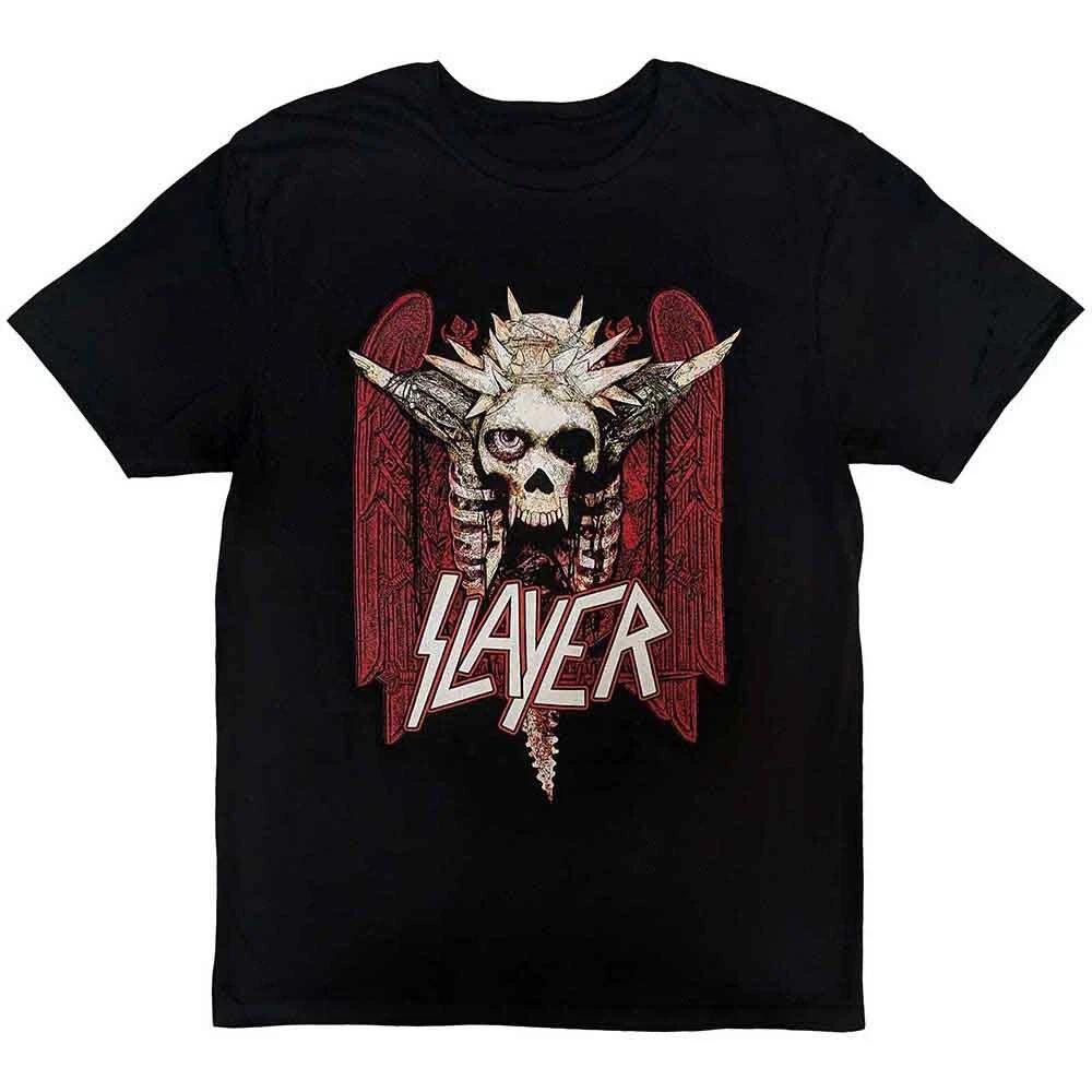 Slayer Unisex T-Shirt: Nailed Red (Large)