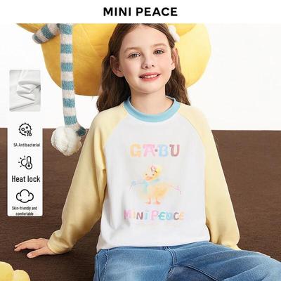 Зимняя футболка с длинным рукавом для девочек MiniPeace