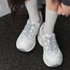 Daddy Shoes Girl 2025 Autumn New Breathable Thick-soled Mesh Sneakers Graffiti Muffin Sole Single Shoes Casual Shoes Women