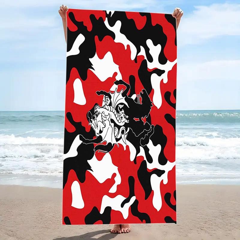 St George llawarra Print Beach Towel, Large Soft Quick Dry Towel for Beach Camping Swimming