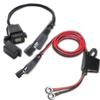 1 Комплект Мотоциклетный SAE на USB Адаптер Зарядного Устройства 12-24в Быстрый Интерфейс Зарядки для Мобильного Телефона Конвертер