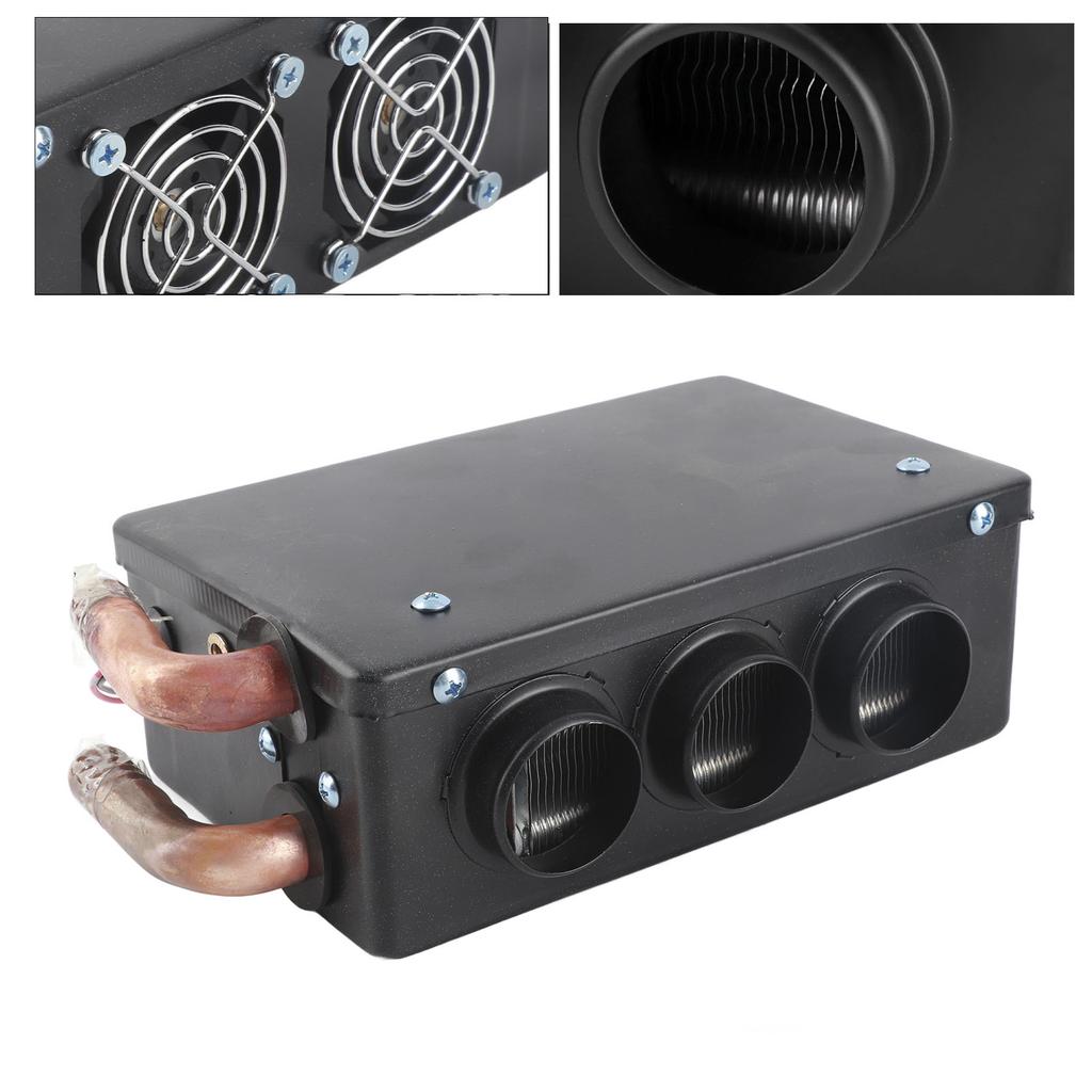 12 В 50 Вт Автомобильный обогреватель с 3 отверстиями, портативный зимний быстрый нагрев, теплее, с удалением мороза, низкий уровень шума