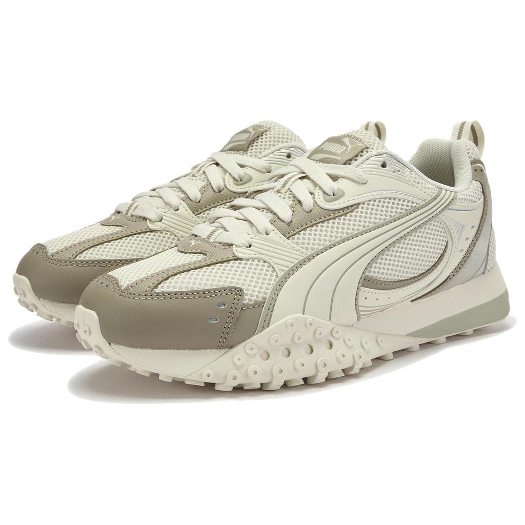 Puma Blktop Rider V2 Classic Versatile Low Top Casual Shoes Unisex Sneakers White Brown 406318-01