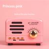 Retro Portable Bluetooth Speaker Retro Mini Portable Wireless Bluetooth Speaker Radio USB/TF Card Music Player Music Box