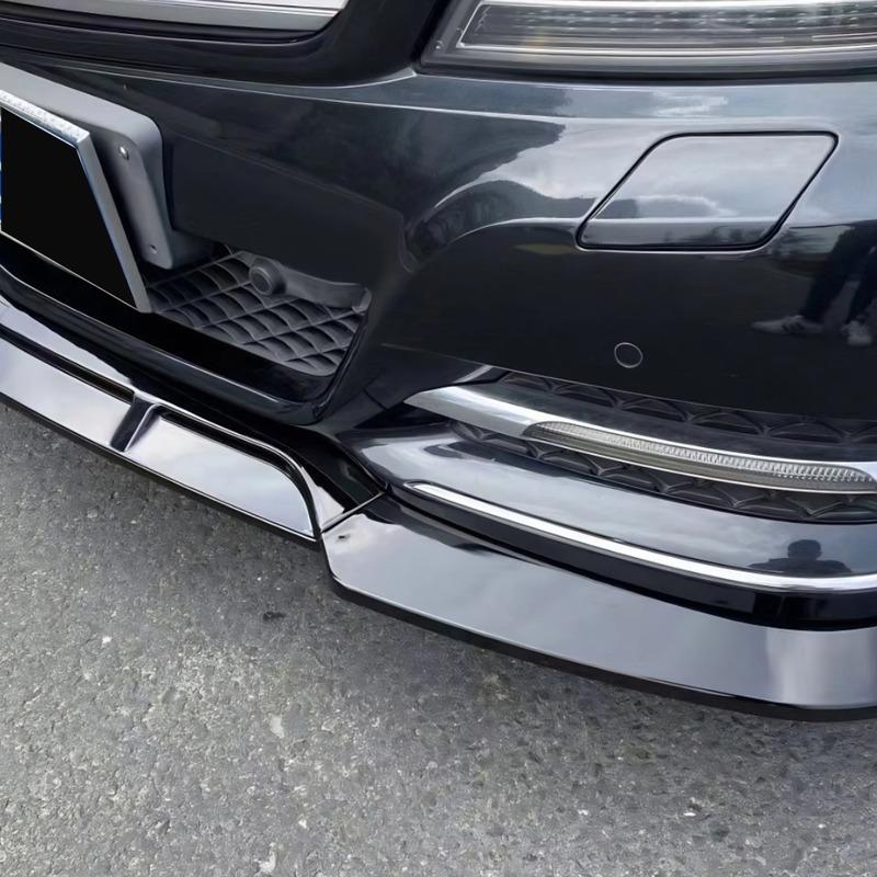 For Mercedes Benz C class W204 2011-2014 Deflector Facelift Front Splitter Bumper Lip Chin Protector Tuning Accessories Body Kit