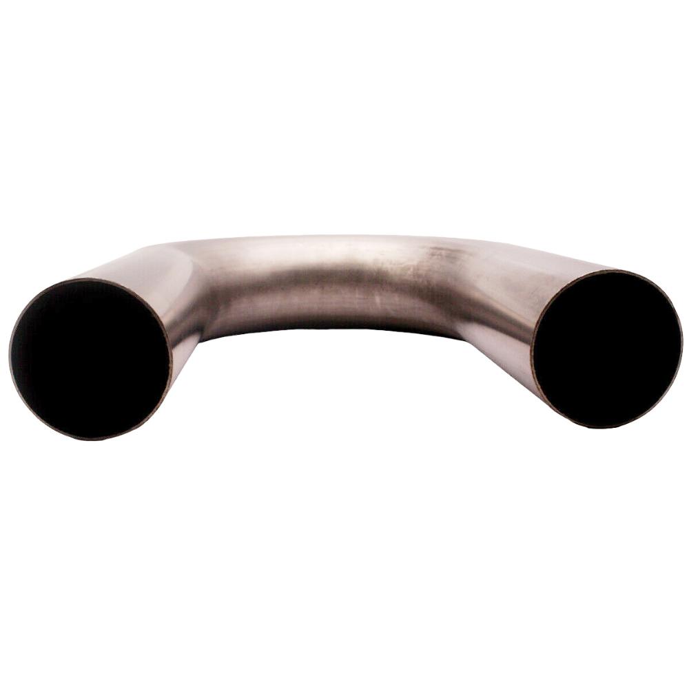 2.5" Stainless Steel Piping Mandrel U-Bend Pipe 180 Degree Long Legs 6 Inch Exhaust Downpipe Universal