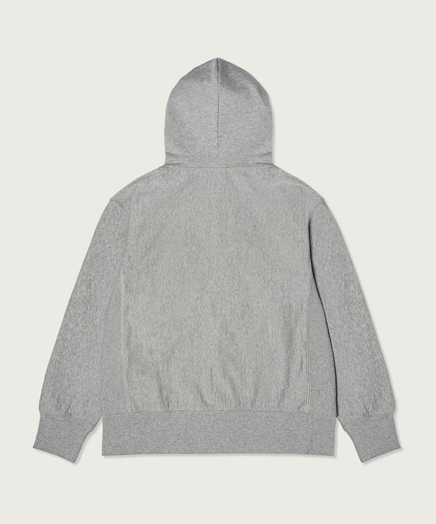 Champion Худи на молнии Heritage Reverse Weave Свободный крой Стирка Серый