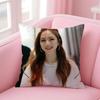 Popular fashion Chinese singer GGEM Cushion Cover Pillowcase Short Plush Invisible zipper Room Sofa Cushion Cover
