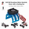 WLtoys High Quality 12428 A979-B A959-B 540 Motor Heatsink with Cooling Fan For 1:10 1:12 1:8 RC Racing Car Spare Parts