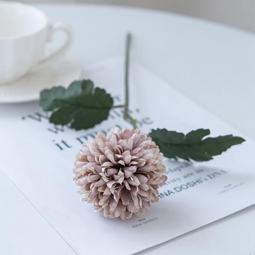 1/3pcs Artificial Flowers Silk Ball Chrysanthemum Wedding Bridal Bouquet Home Room Outdoors garden Yard Festival Decor Access